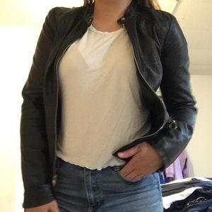 Express leather jacket